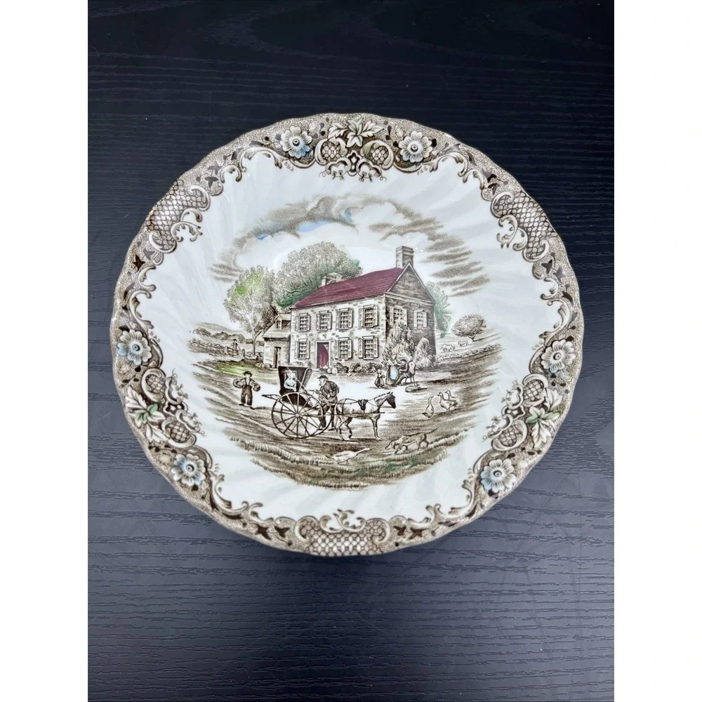 Johnson Brothers‎ Heritage Hall French Provincial Cereal Bowl 6
